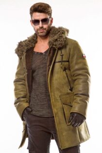 kozuch parka meska zielona