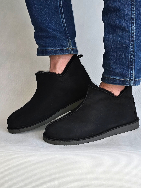 pantofle meskie kozuchowe bambosz