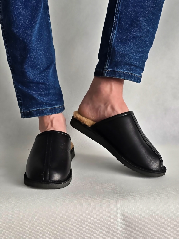 pantofle meskie kozuchowe