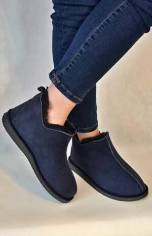 bambosze kożuchowe navy